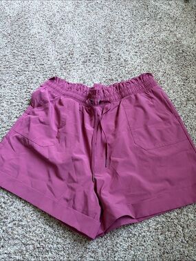 Danskin Women's Raspberry Drawstring Casual Shorts